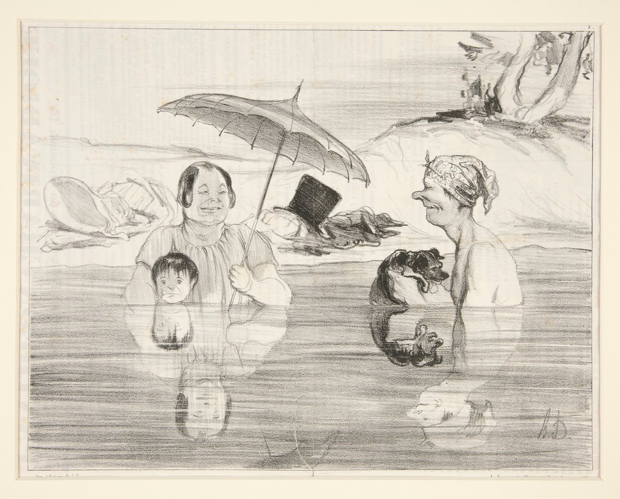 Bayan Greluche: Ah Gustave, ne by Honoré Daumier