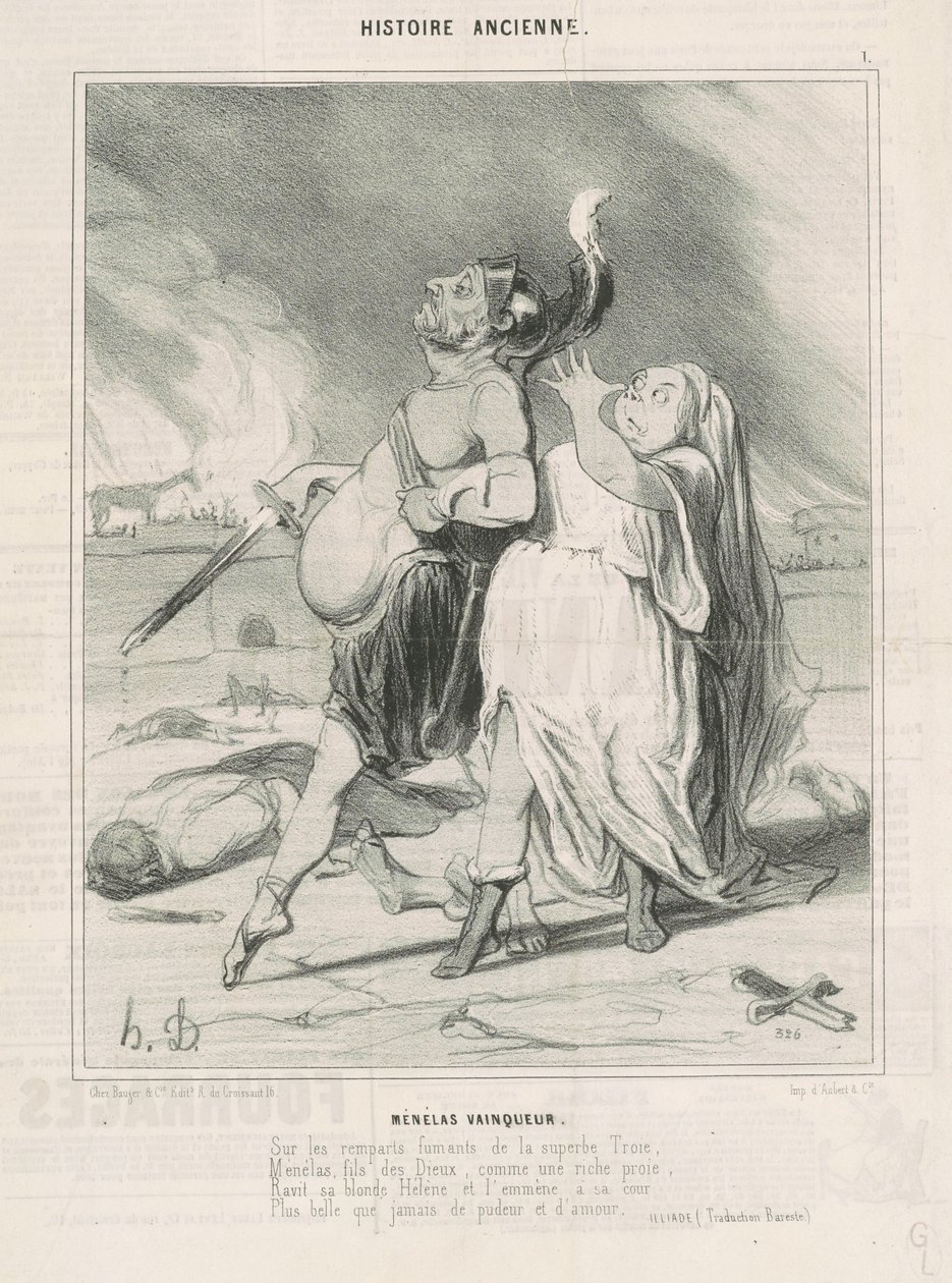muzaffer Menelaos by Honoré Daumier