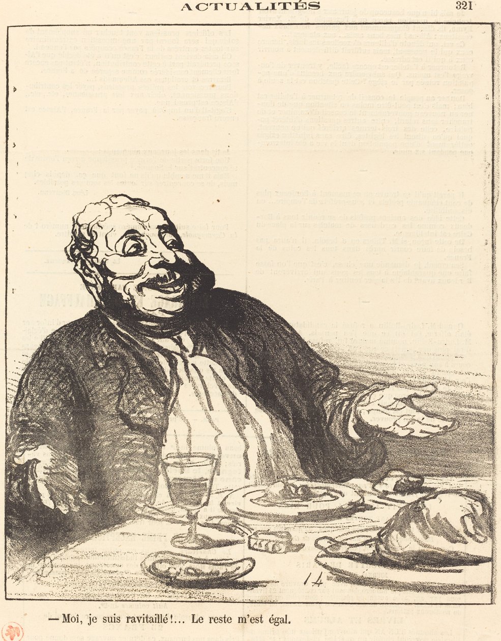 teslim oldum!... by Honoré Daumier