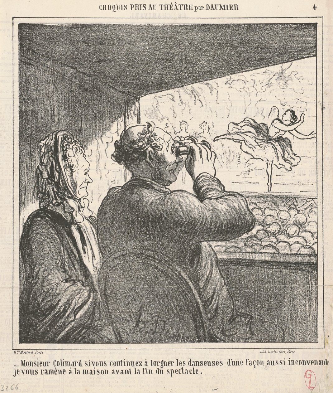 Bay Colimard, devam ederseniz... by Honoré Daumier
