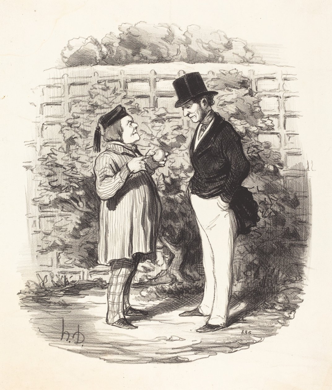 Efendim, yirmi yıldır birliğin peşindeyim... by Honoré Daumier