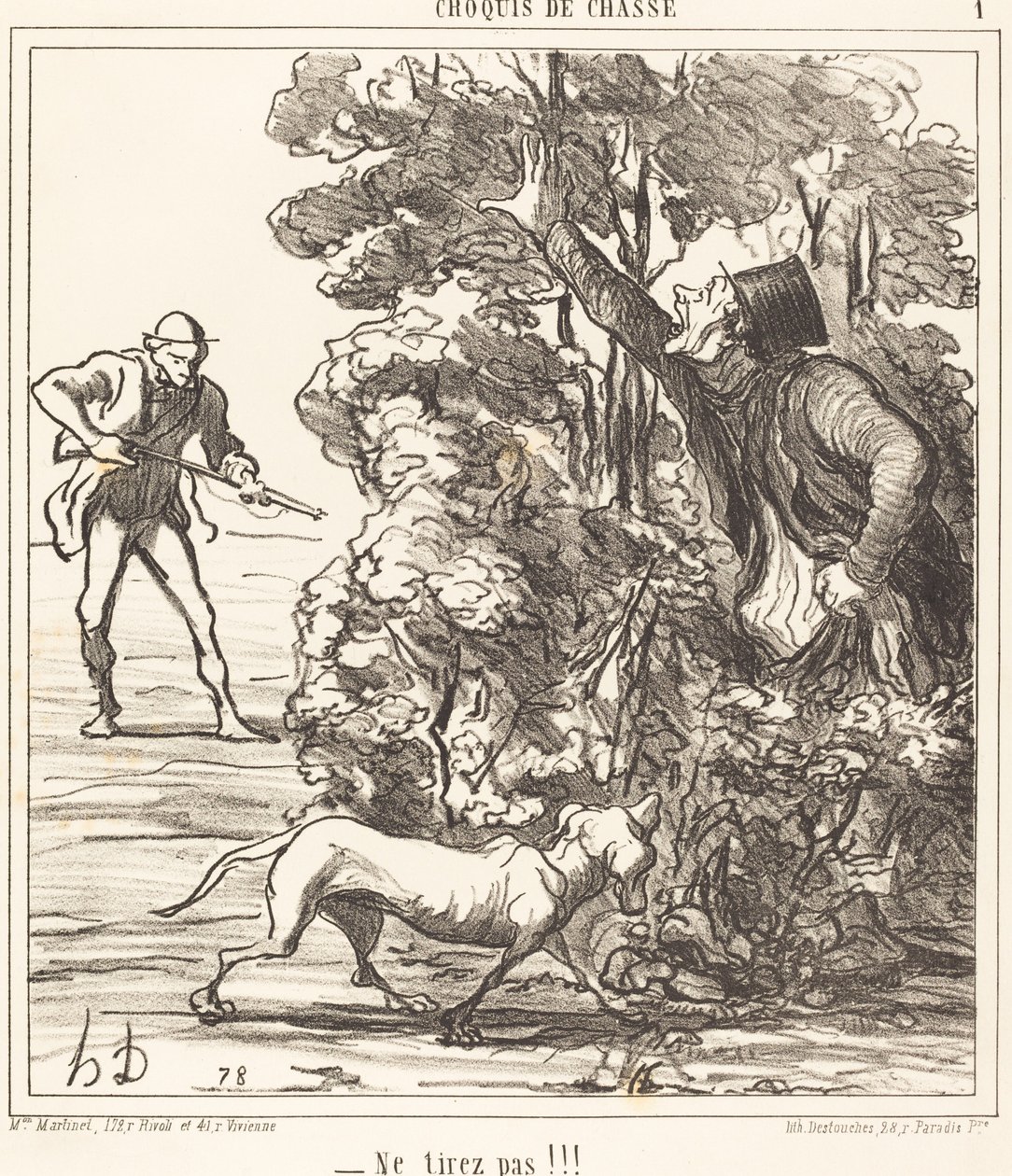 Çekmeyin!!! by Honoré Daumier