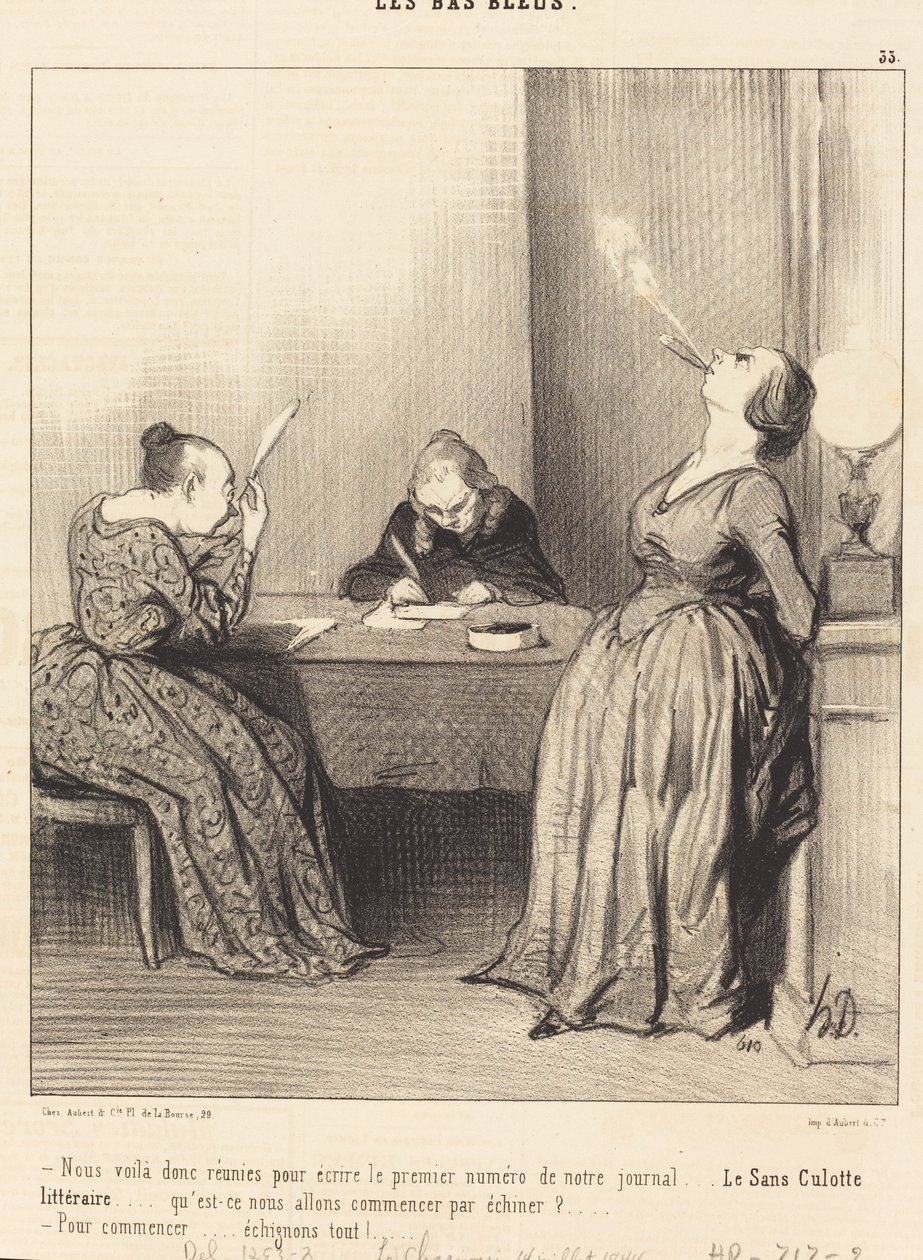 İlk sayıyı yazmak için yeniden bir araya geldik... by Honoré Daumier