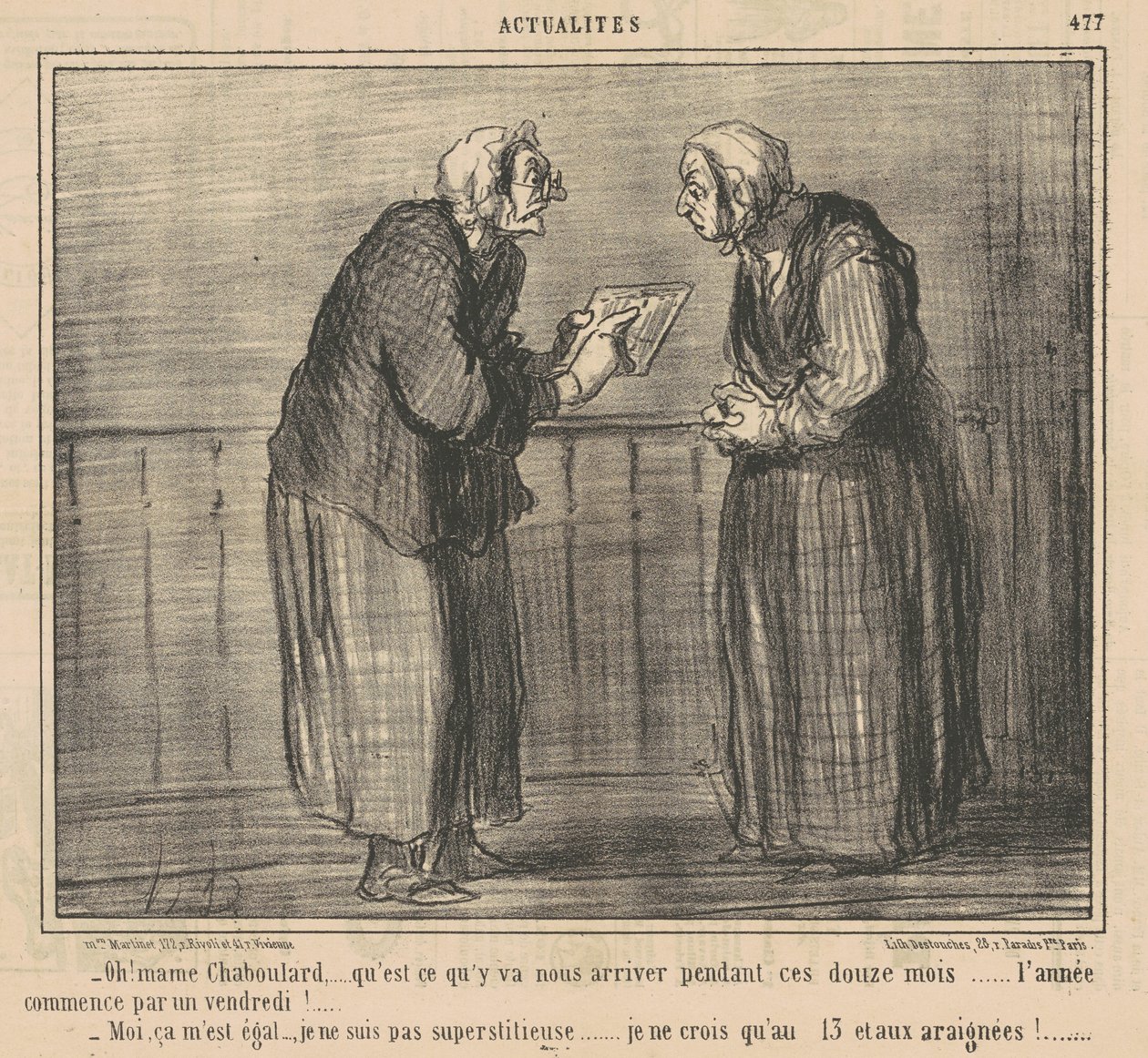 Ey! Mamechaboulard ... ne olacak ... olacak ... by Honoré Daumier