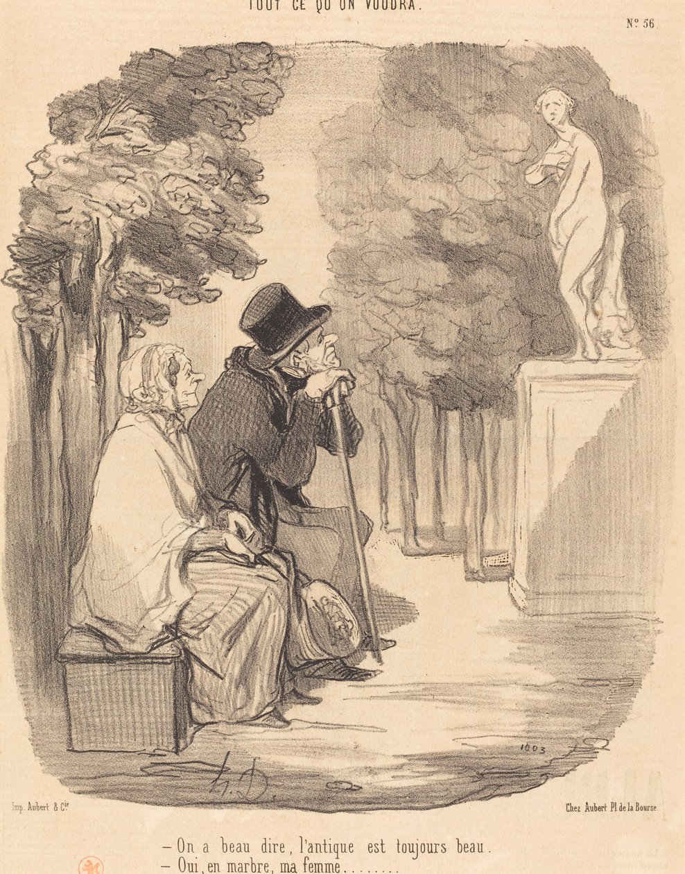 Antika her zaman güzeldir denilebilir... by Honoré Daumier