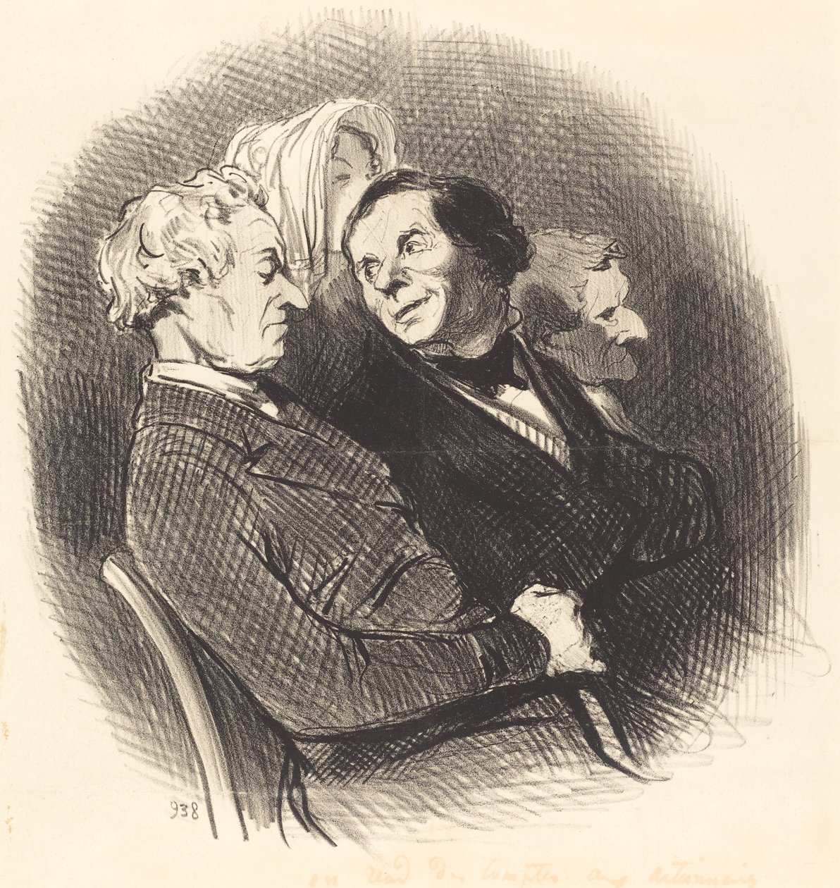 Hissedarlara rapor veriyoruz by Honoré Daumier