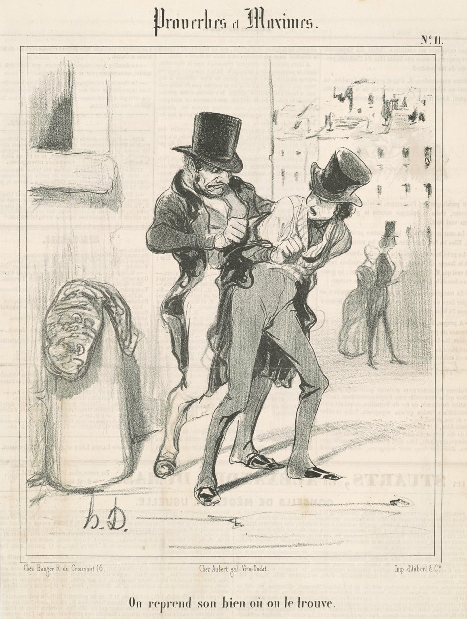 Malımızı geri alırız veya buluruz by Honoré Daumier
