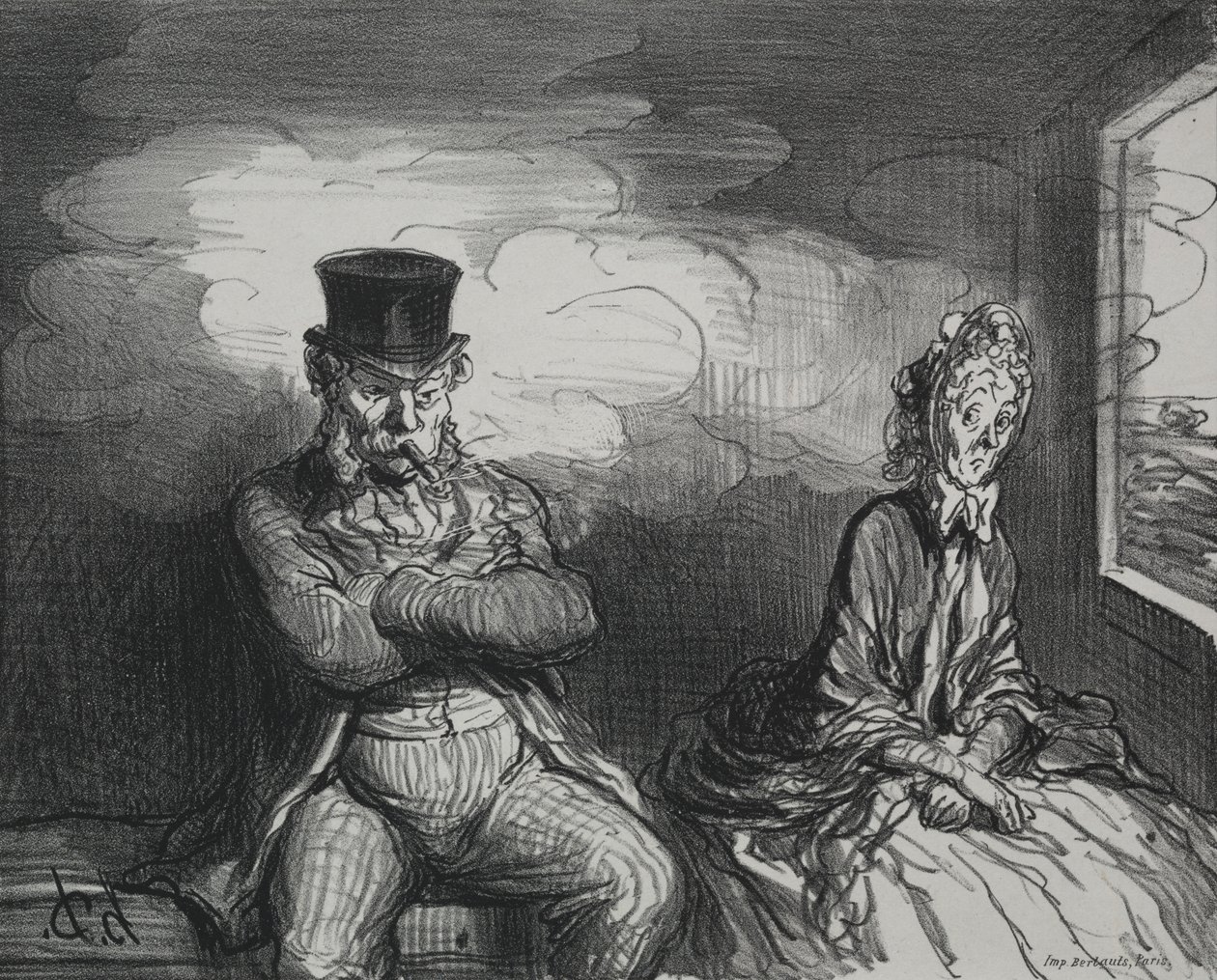 Trende: Hoş Bir Arkadaş by Honoré Daumier