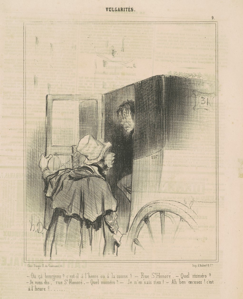 Yoksa burjuva mı? Zaman mı yoksa... by Honoré Daumier