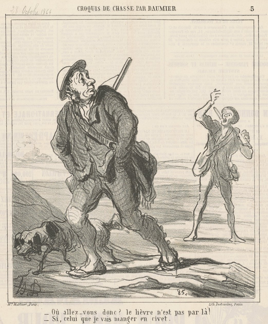 Nereye gidiyorsun? by Honoré Daumier