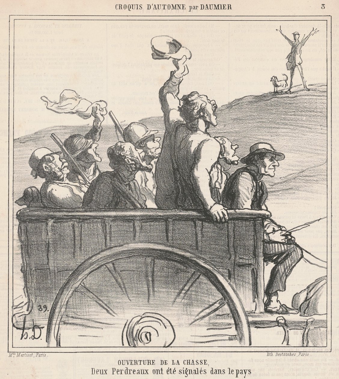 avın açılışı by Honoré Daumier