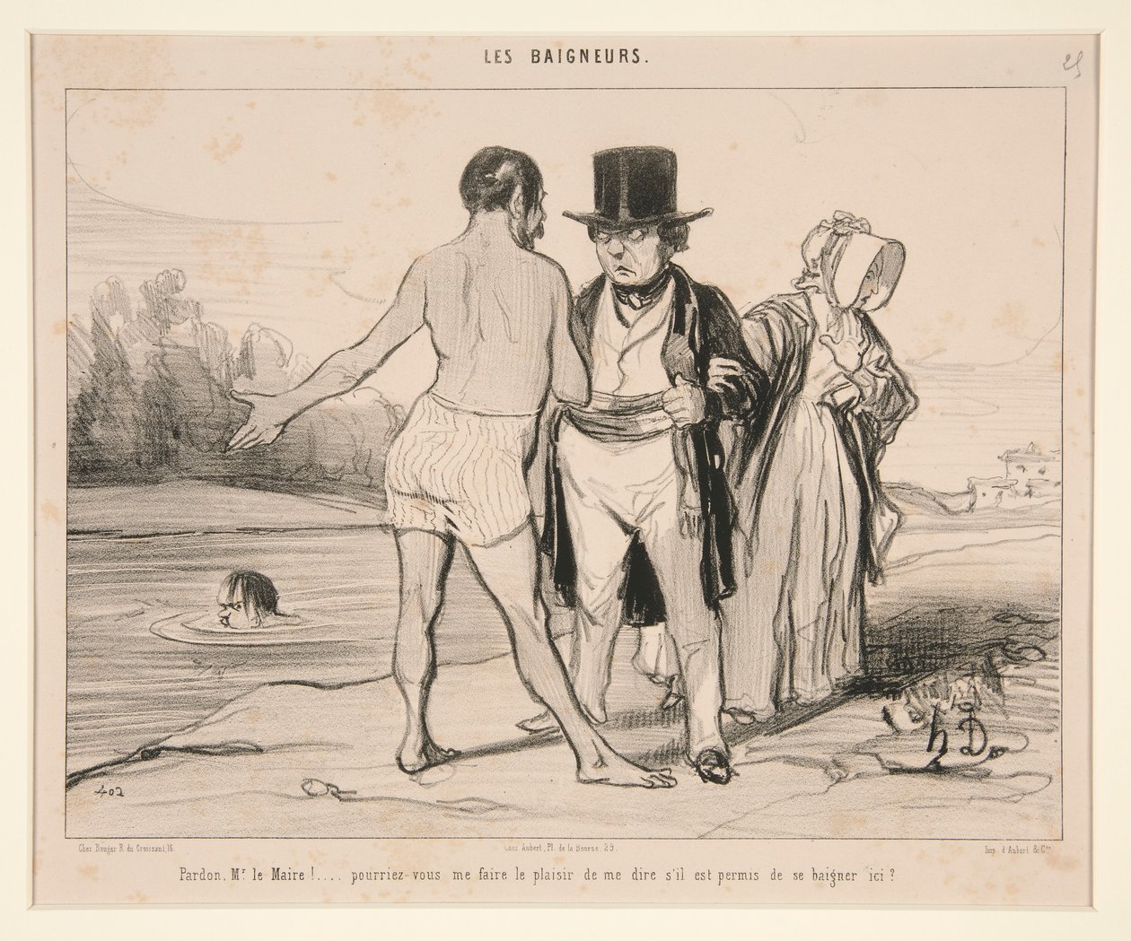 Affedersiniz, Sayın Başkan! by Honoré Daumier