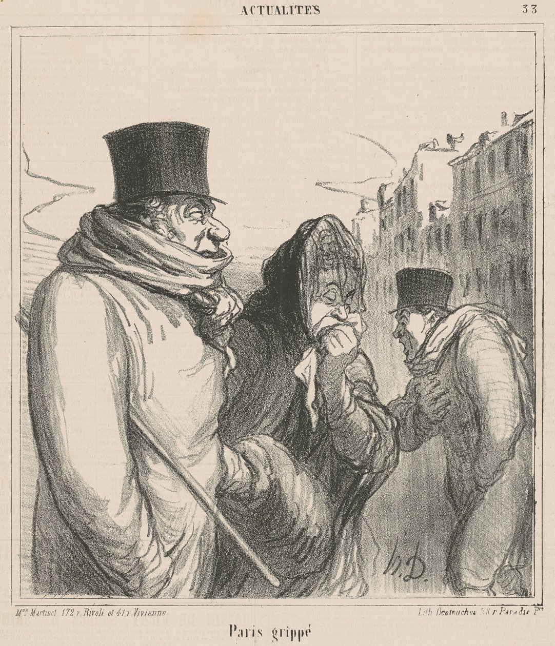 Paris ele geçirildi by Honoré Daumier