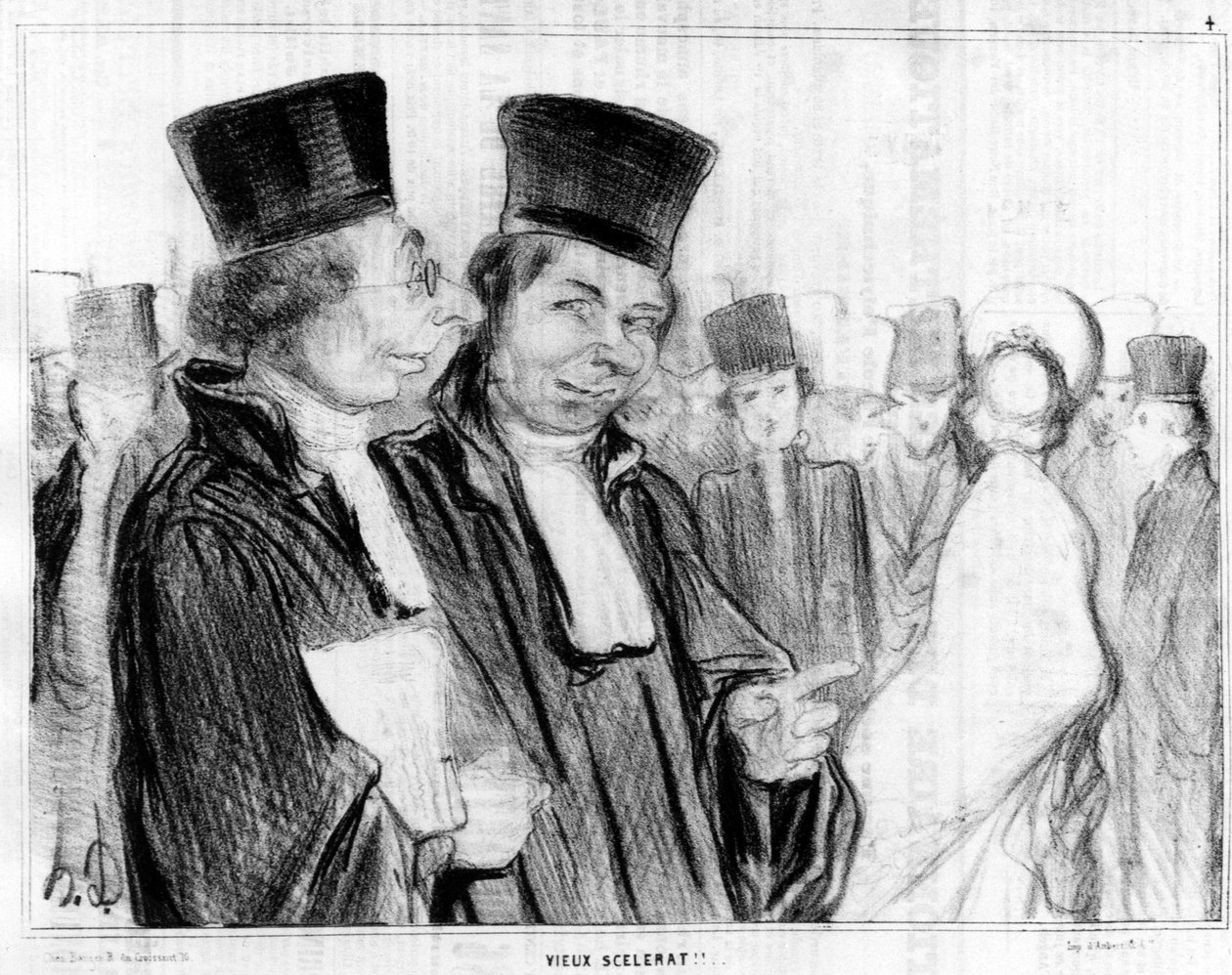 Paris tipi, eski scelerat!!, Honore Daumier