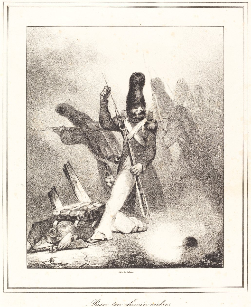Yoluna devam et domuz by Honoré Daumier