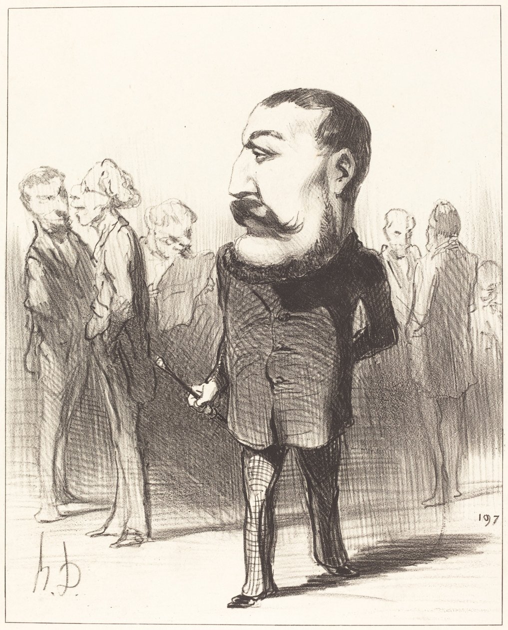 Pierre-Napolyon Bonapart by Honoré Daumier