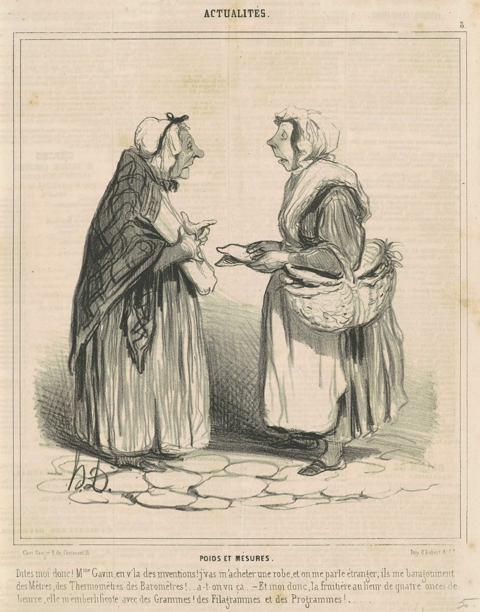 Ağırlıklar ve Ölçüler by Honoré Daumier