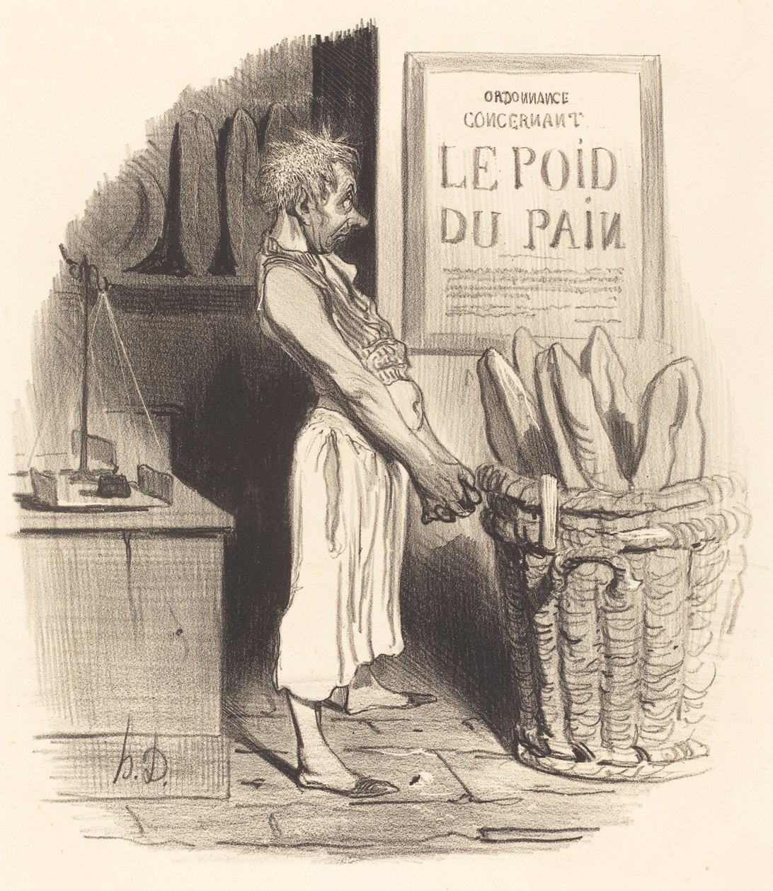 Şimdilik... başımız belada by Honoré Daumier