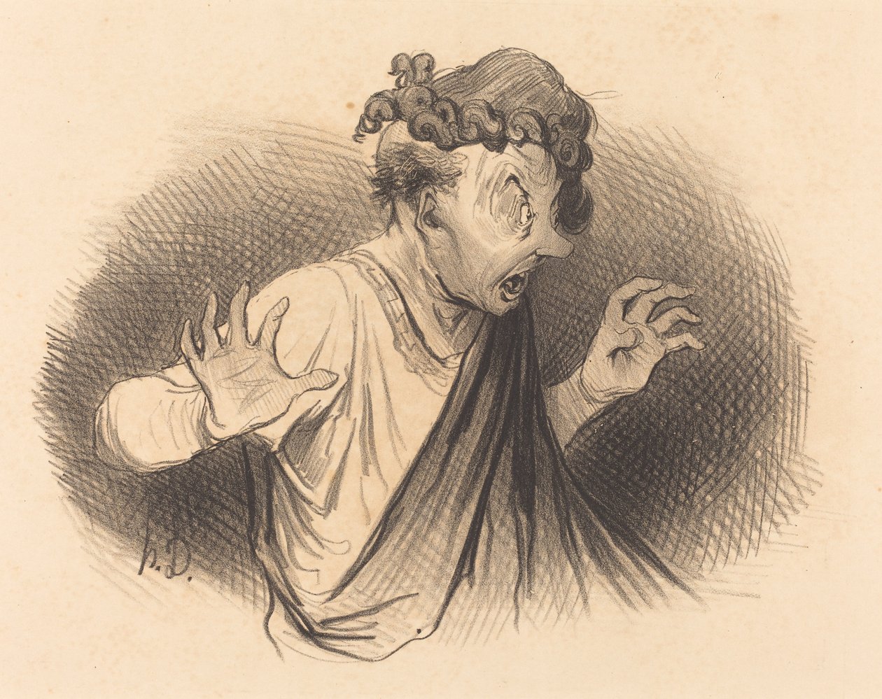 Bu Yılanlar kimin için... by Honoré Daumier