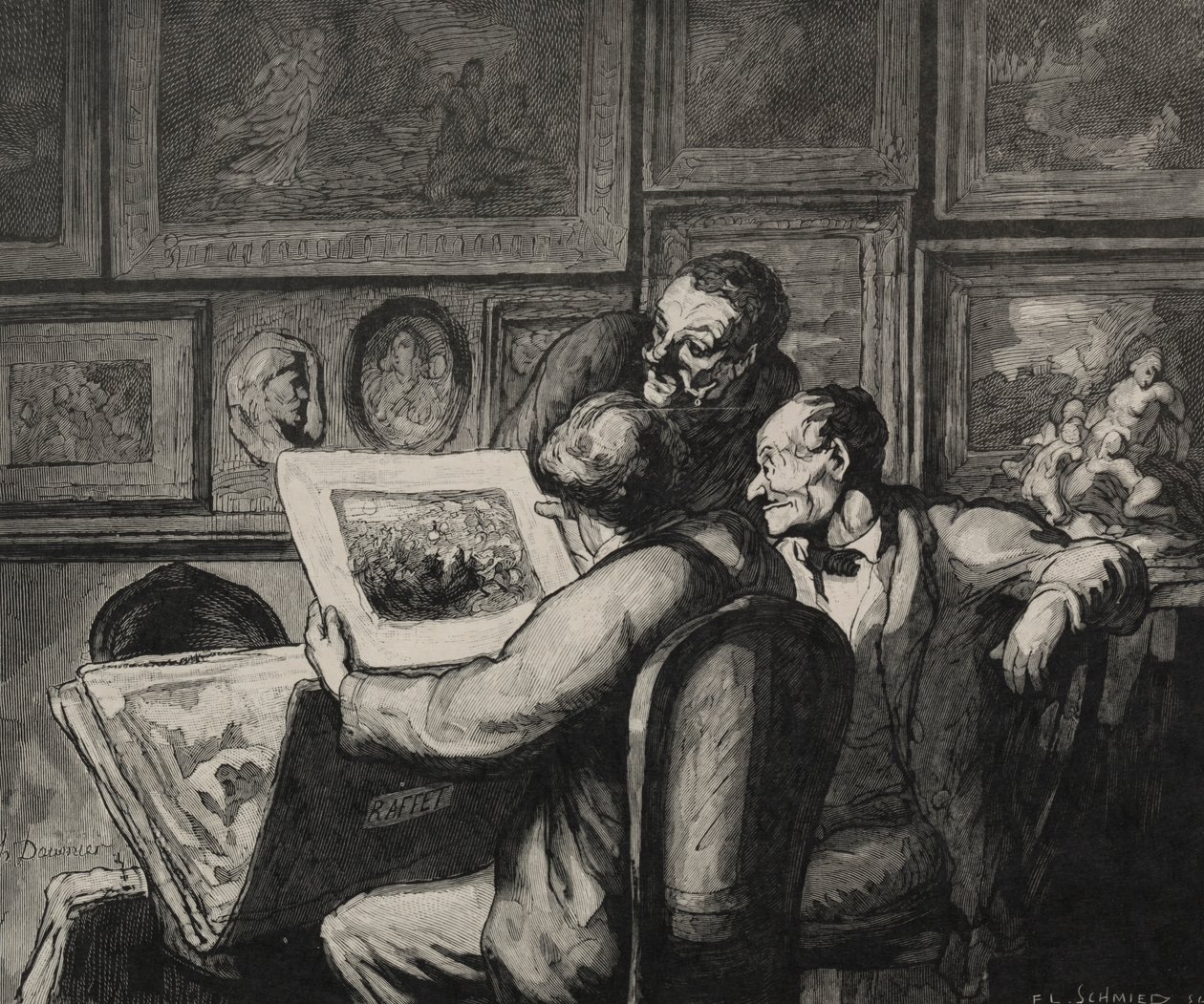 Meraklıları Yazdırın. by Honoré Daumier