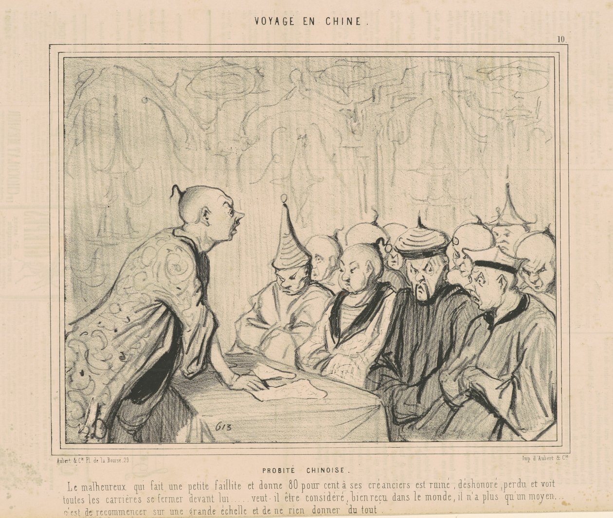 Çin dürüstlüğü by Honoré Daumier