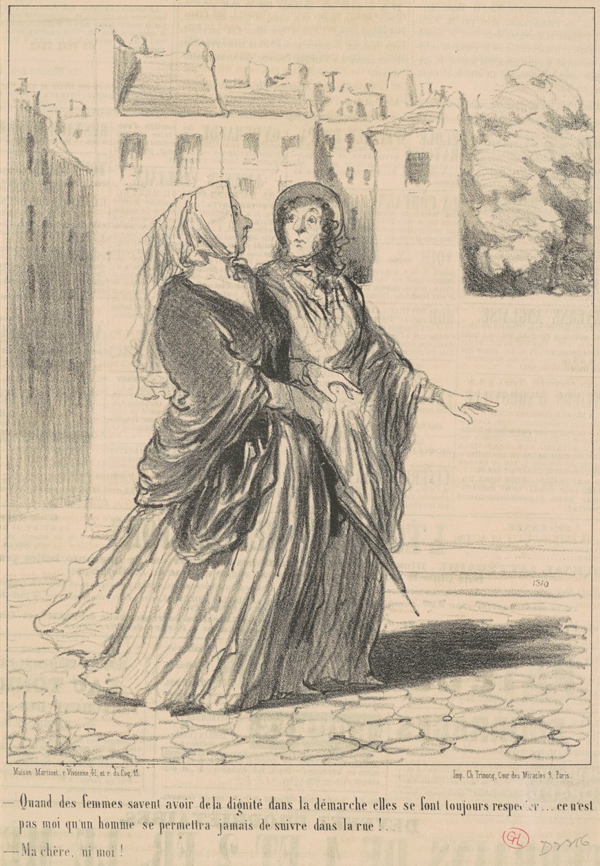 Kadınlar sahip olmayı öğrendiğinde... by Honoré Daumier