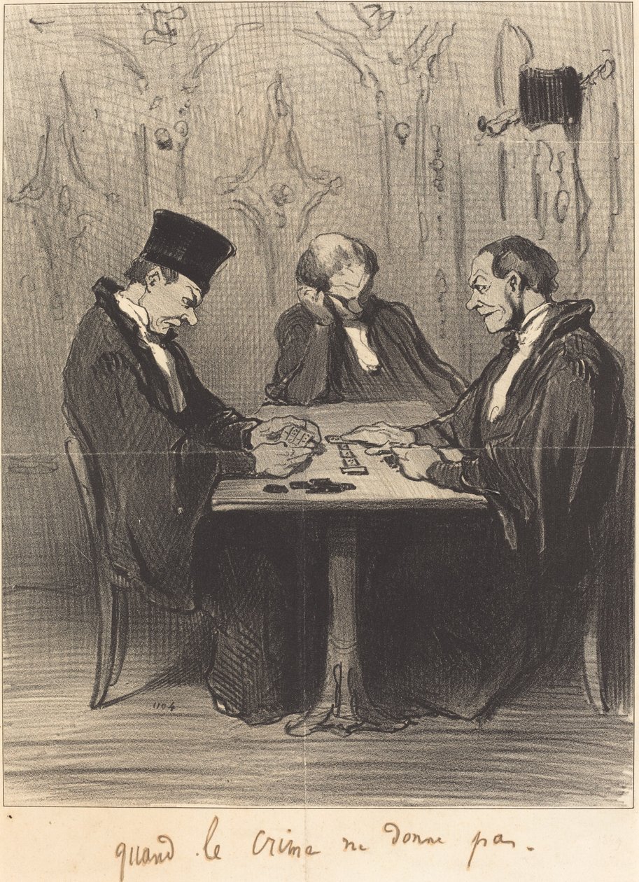 Suç vermediğinde by Honoré Daumier