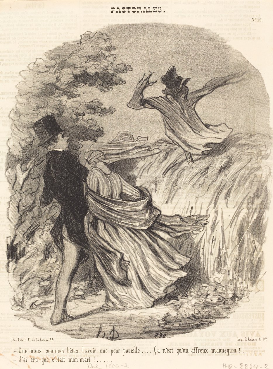 Ne kadar aptalız ki böyle bir korkumuz var... by Honoré Daumier