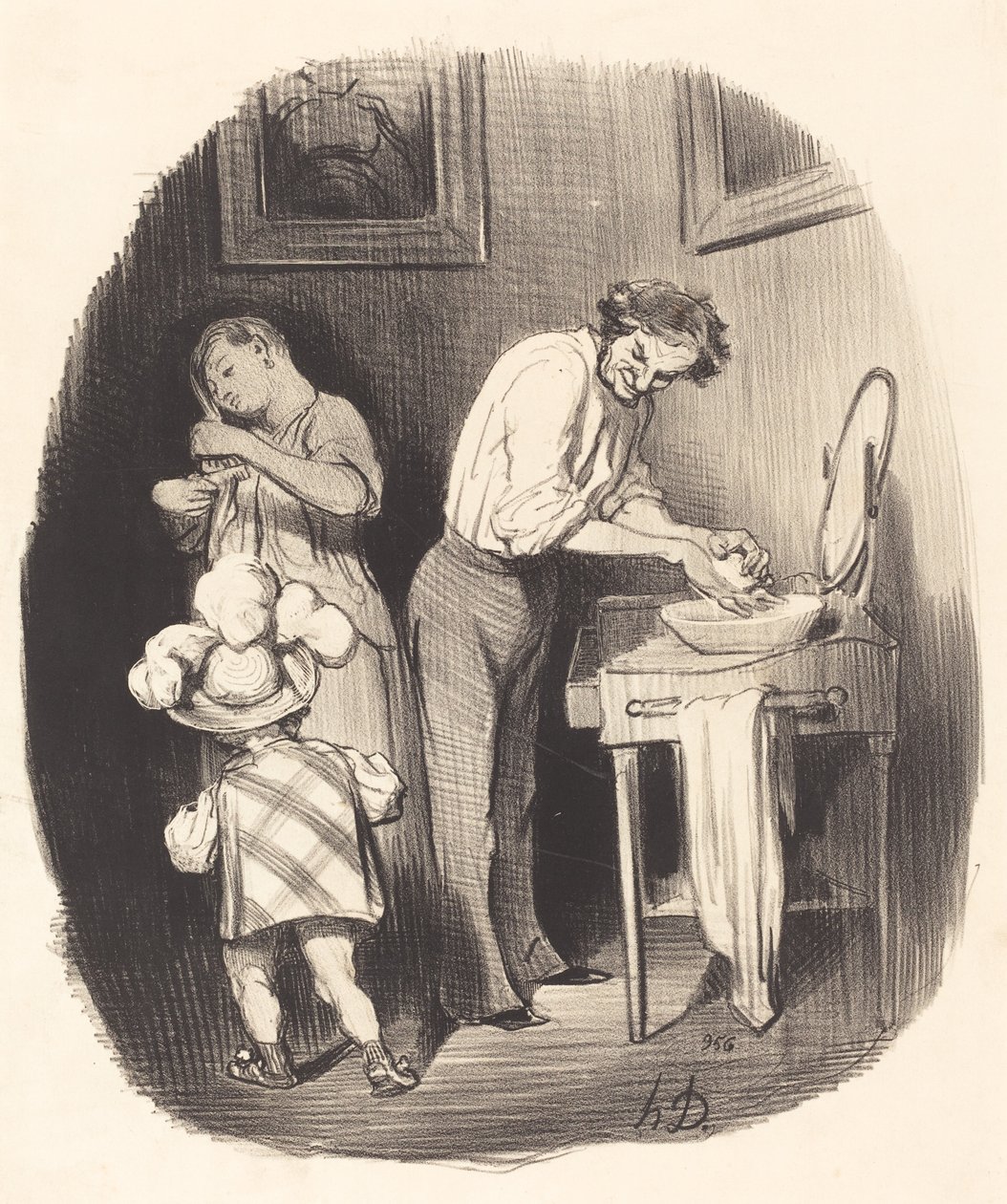 Ne kadar hoş, Dodore... by Honoré Daumier