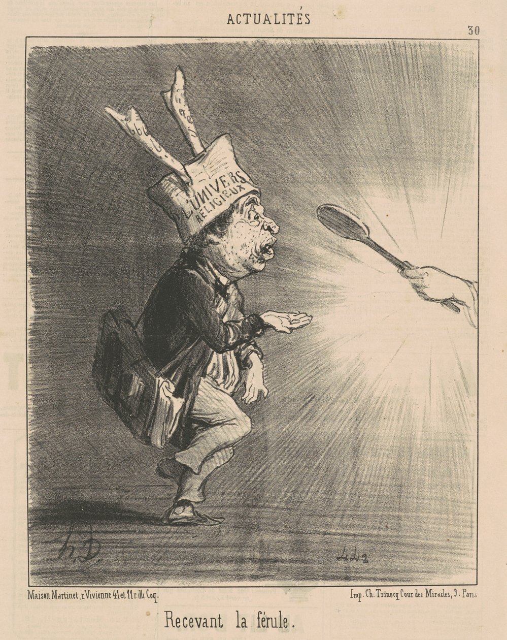 yüksük alma by Honoré Daumier