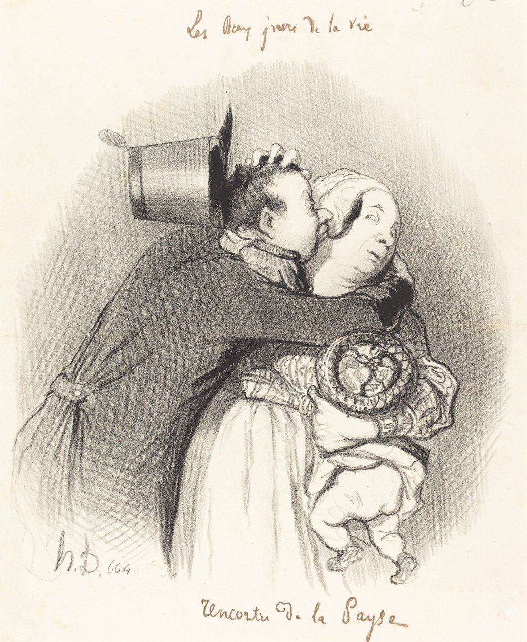 ülke toplantısı by Honoré Daumier