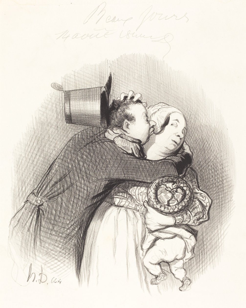 ülke toplantısı by Honoré Daumier
