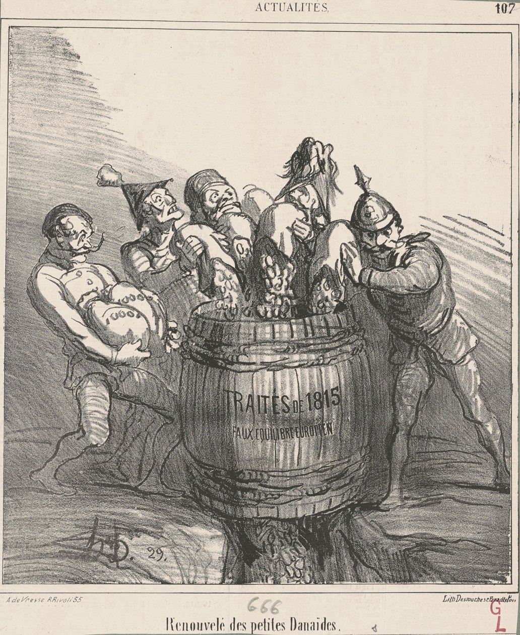 Yenilenmiş küçük Danaides by Honoré Daumier