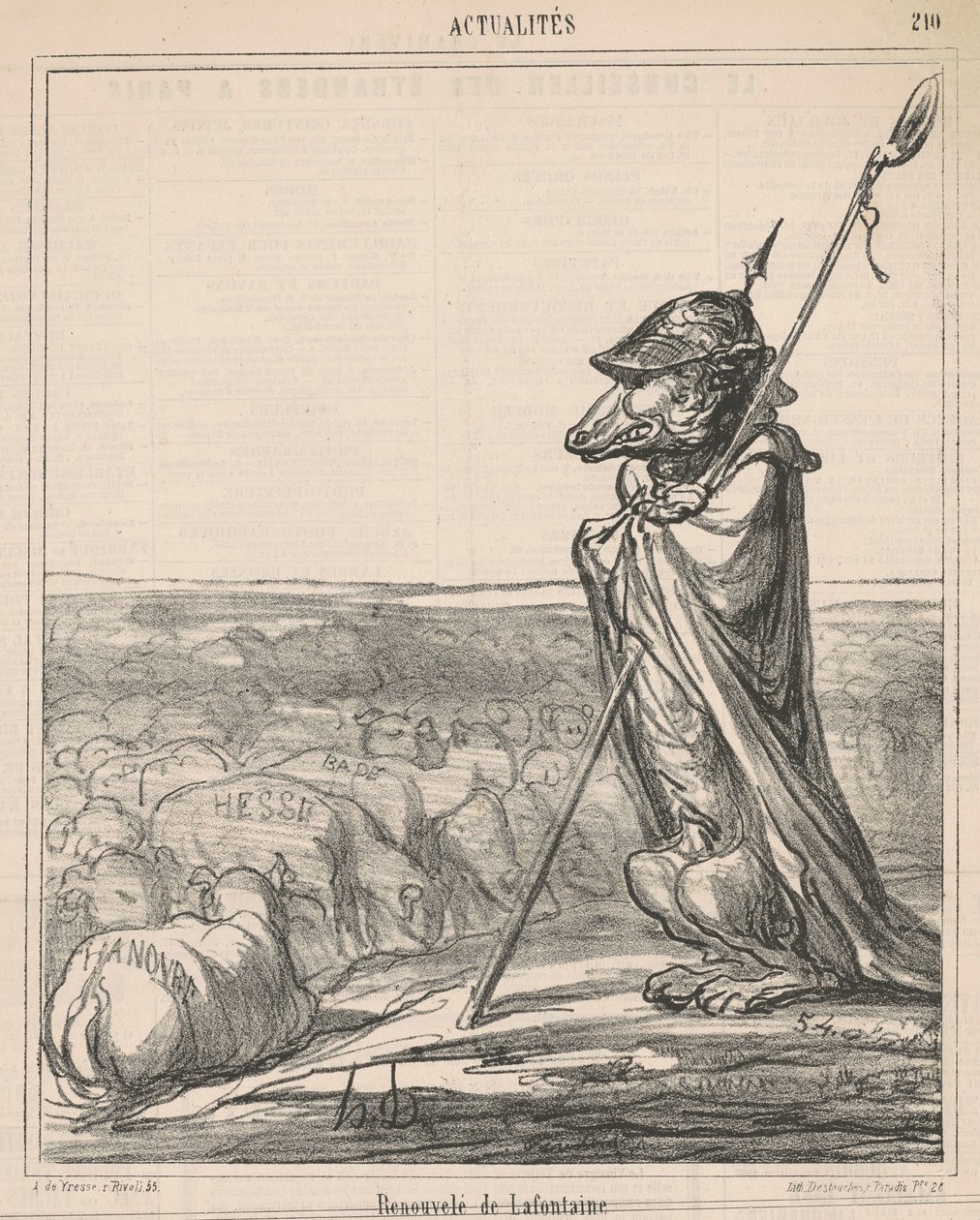 Yenilenmiş çeşme by Honoré Daumier