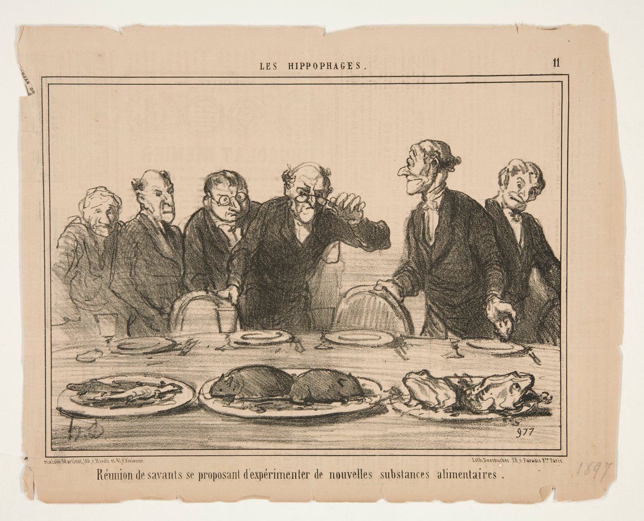 öneren bilim adamlarının buluşması by Honoré Daumier