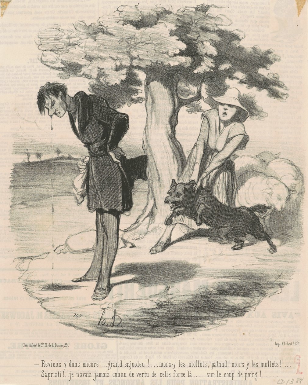 O halde tekrar başa dön... harika enjeoleu! ... by Honoré Daumier