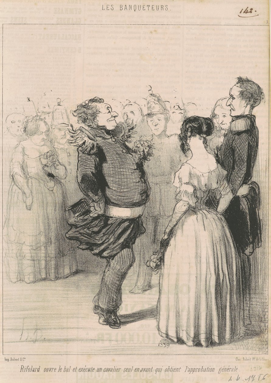 Rifolard topu açıyor... by Honoré Daumier