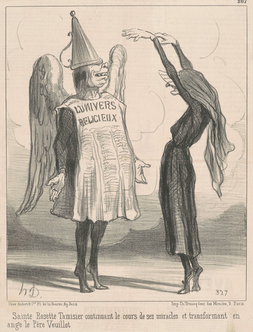 Aziz Rozet Tamisier... by Honoré Daumier