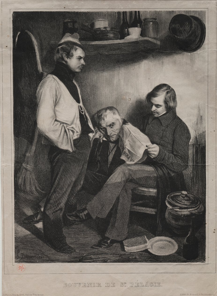 Hatıra Hapishanesi ot Ste. pelaji by Honoré Daumier