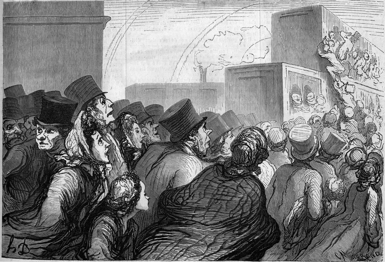 Pazar gezginleri. Honore Daumier