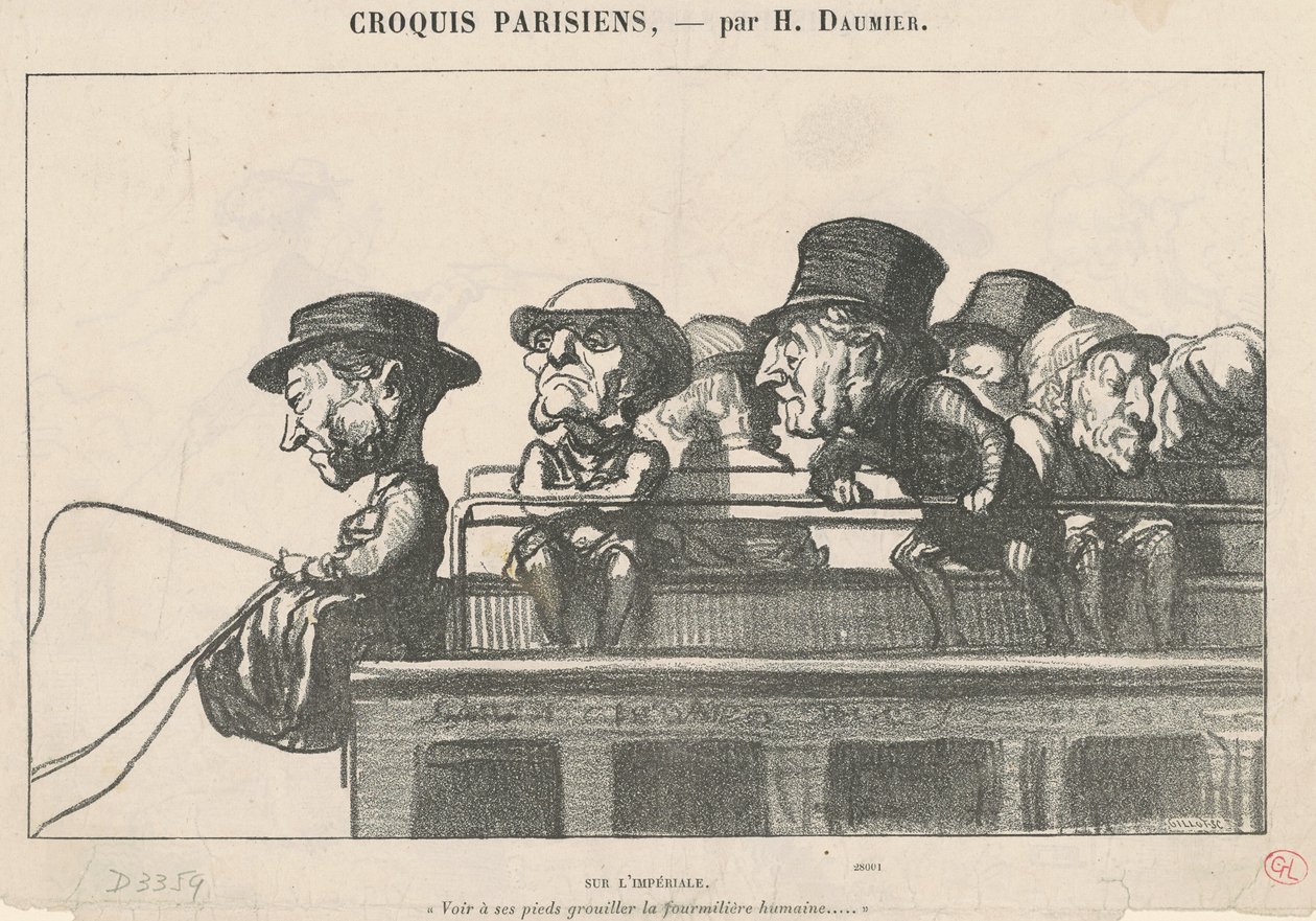 İmparatorlukta by Honoré Daumier