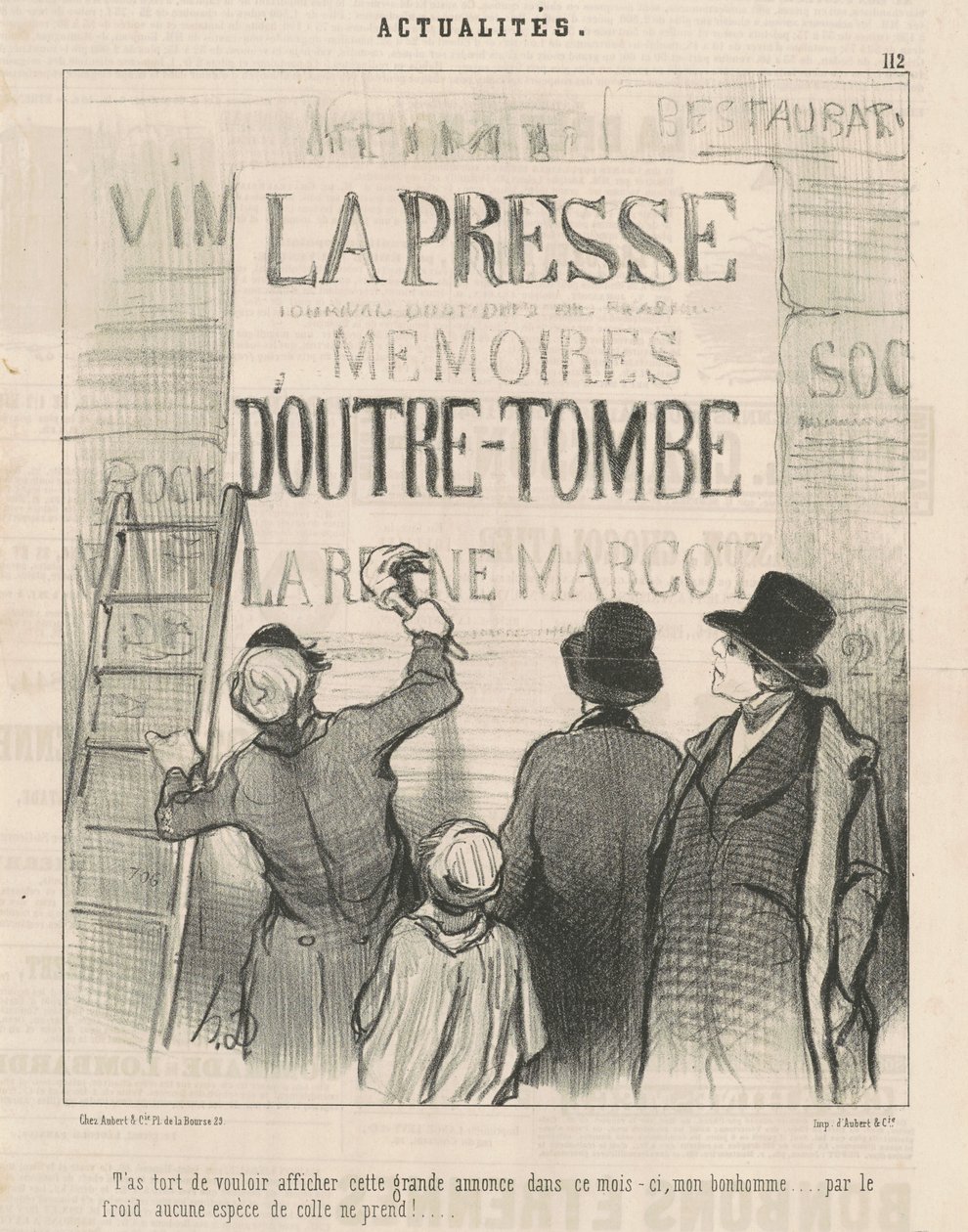 Bu ilanı yayınlamak istemeniz yanlış... by Honoré Daumier