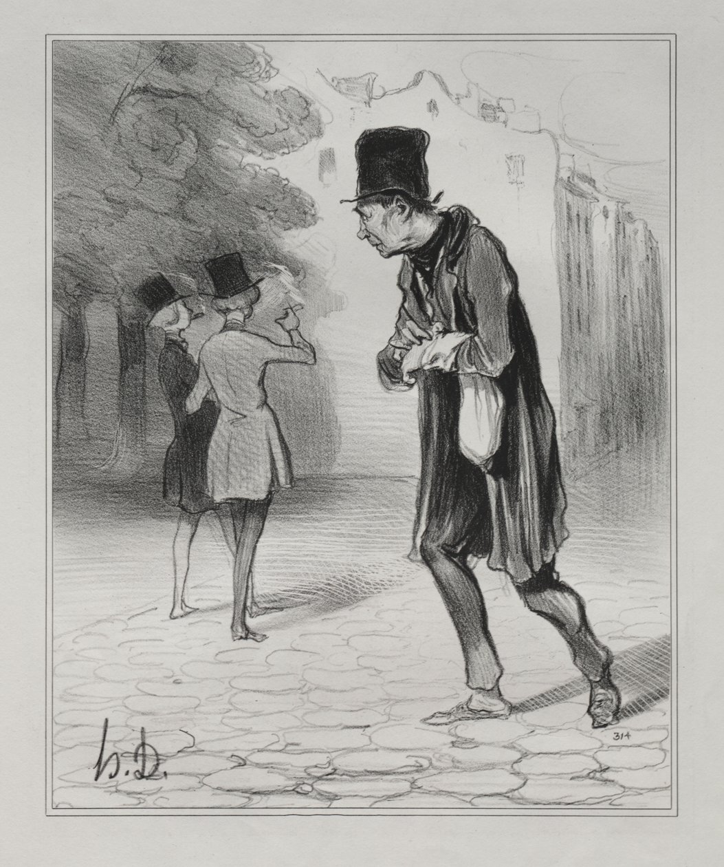 Puro Kütükleri Koleksiyoncusu by Honoré Daumier