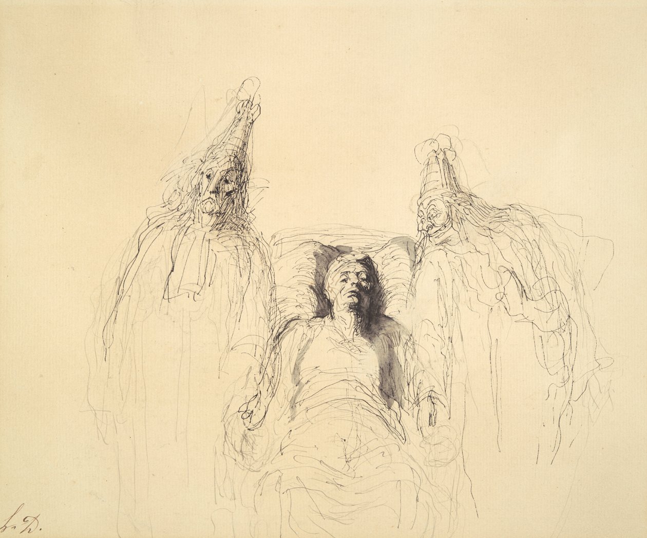 Hayali Geçersiz by Honoré Daumier
