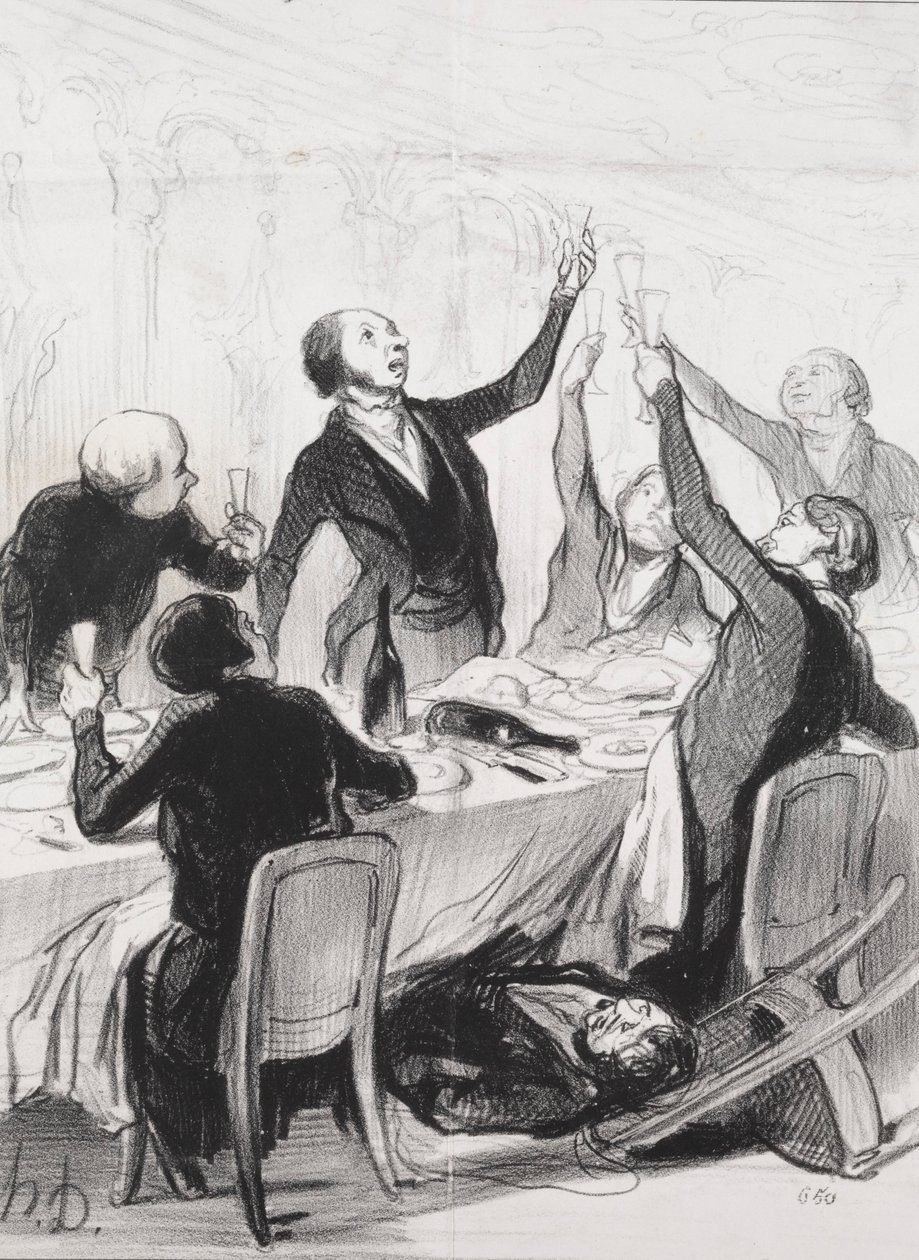 Günün Hayırseverleri, levha 8: A 43d Tost... Temperance Society
