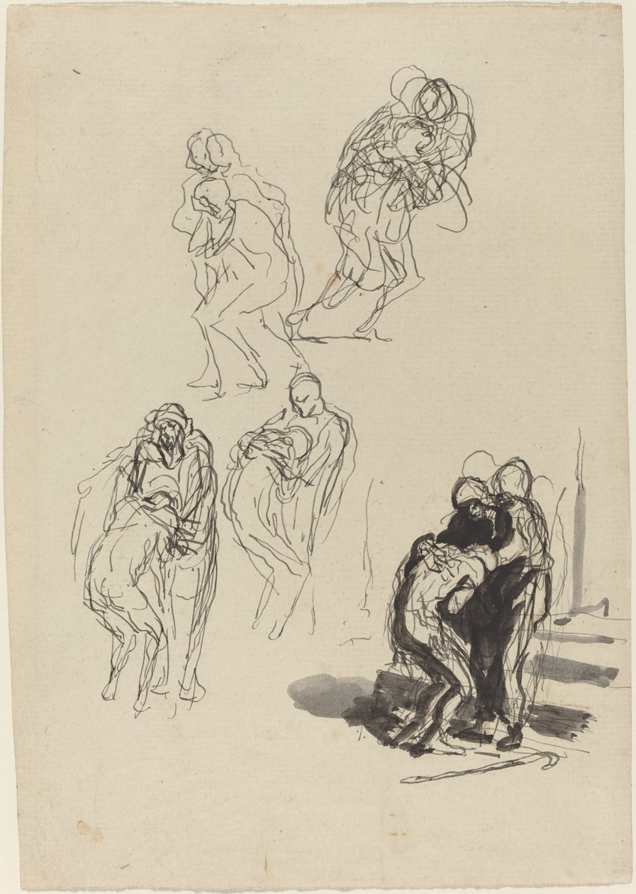 müsrif oğul by Honoré Daumier