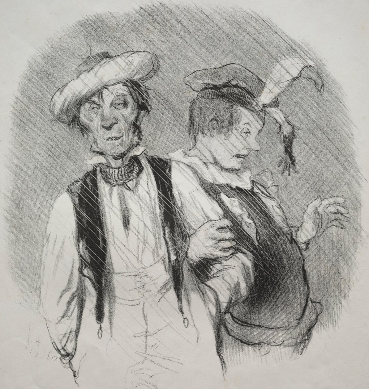 Hayatın güzel günleri, levha 18: Mardi gras by Honoré Daumier
