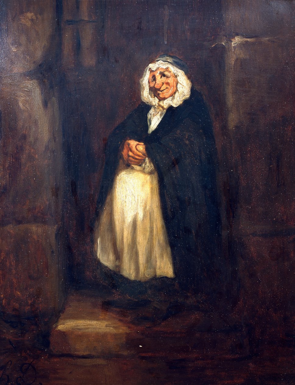 eski kapıcı by Honoré Daumier