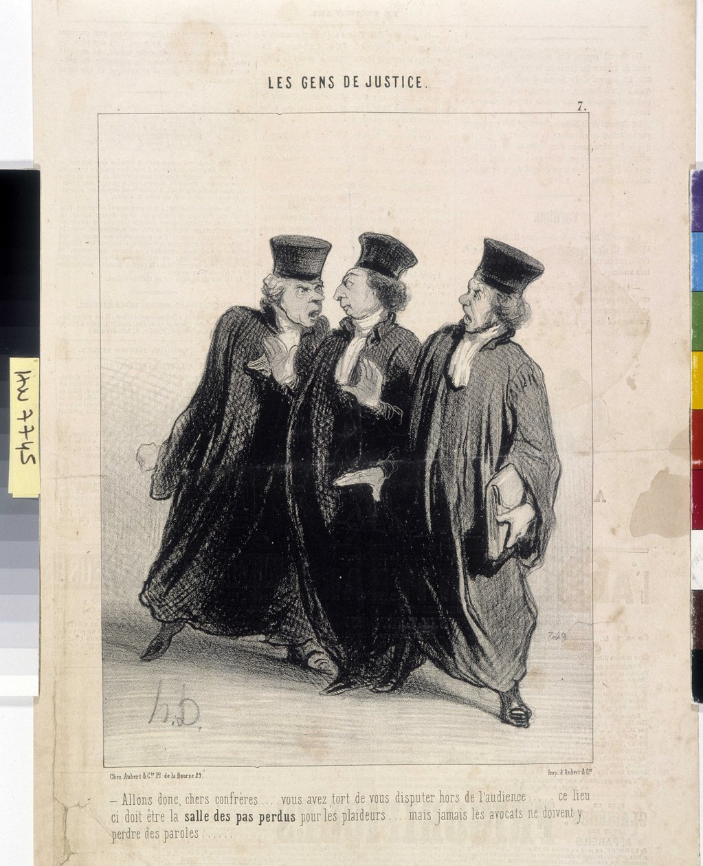 Adaletin insanları. Honore Daumier