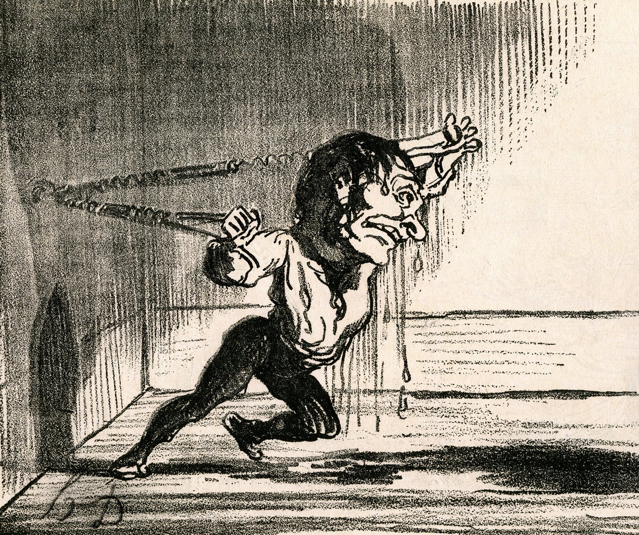 Jimnastik yoluyla insanın yenilenmesi by Honoré Daumier
